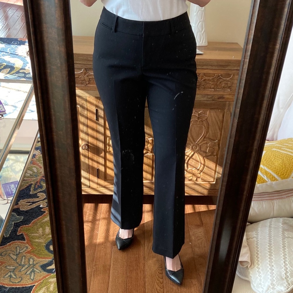 Loft Julie fit black pants